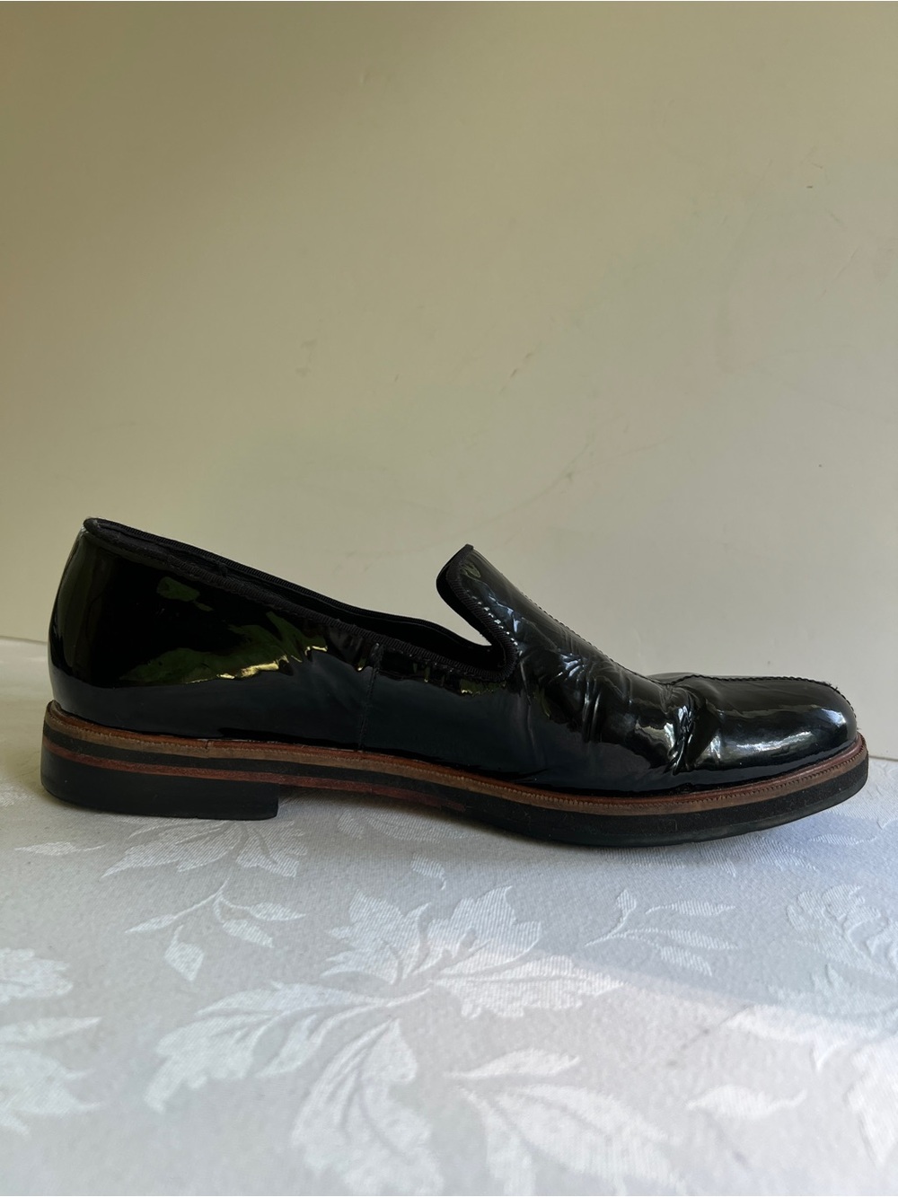 Clark’s Black Patent Flats Loafers Size 9.5